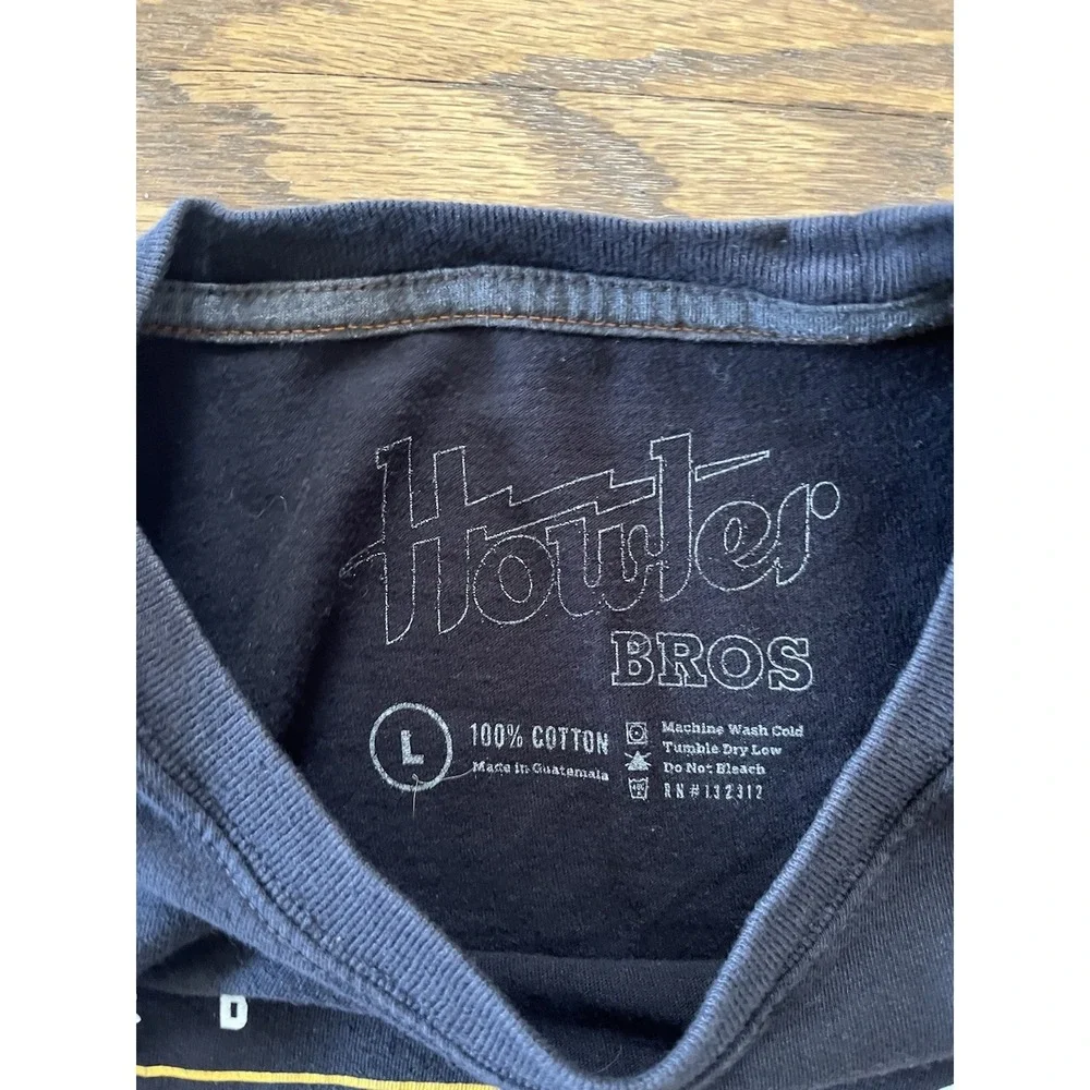 Howler‎ Bros Beach Club T-Shirt Men's Size L Black Heed The Call